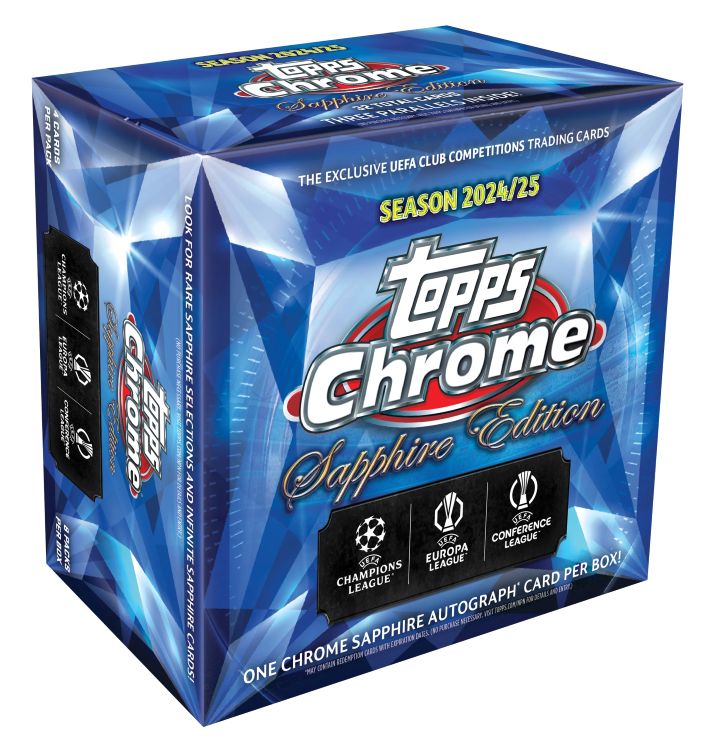 Topps Chrome Sapphire UEFA 2024/25 Hobby Box