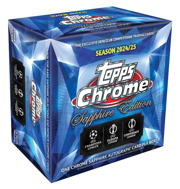 Topps Chrome Sapphire UEFA 2024/25 Hobby Box