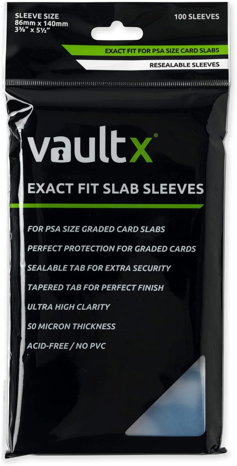 Vault X Exact Fit 100 Slab Sleeves PSA