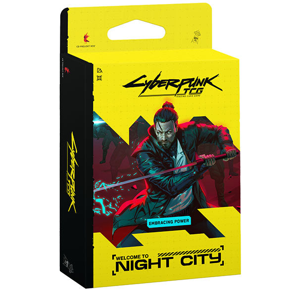 Cyberpunk TCG - Welcome to Night City Starter Deck Display – Embracing Power (PRE-ORDER)