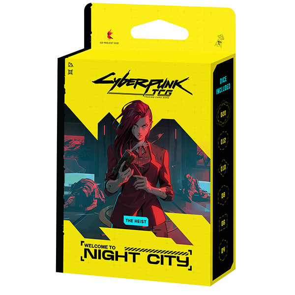 Cyberpunk TCG - Welcome to Night City Starter Deck Display – The Heist (PRE-ORDER)