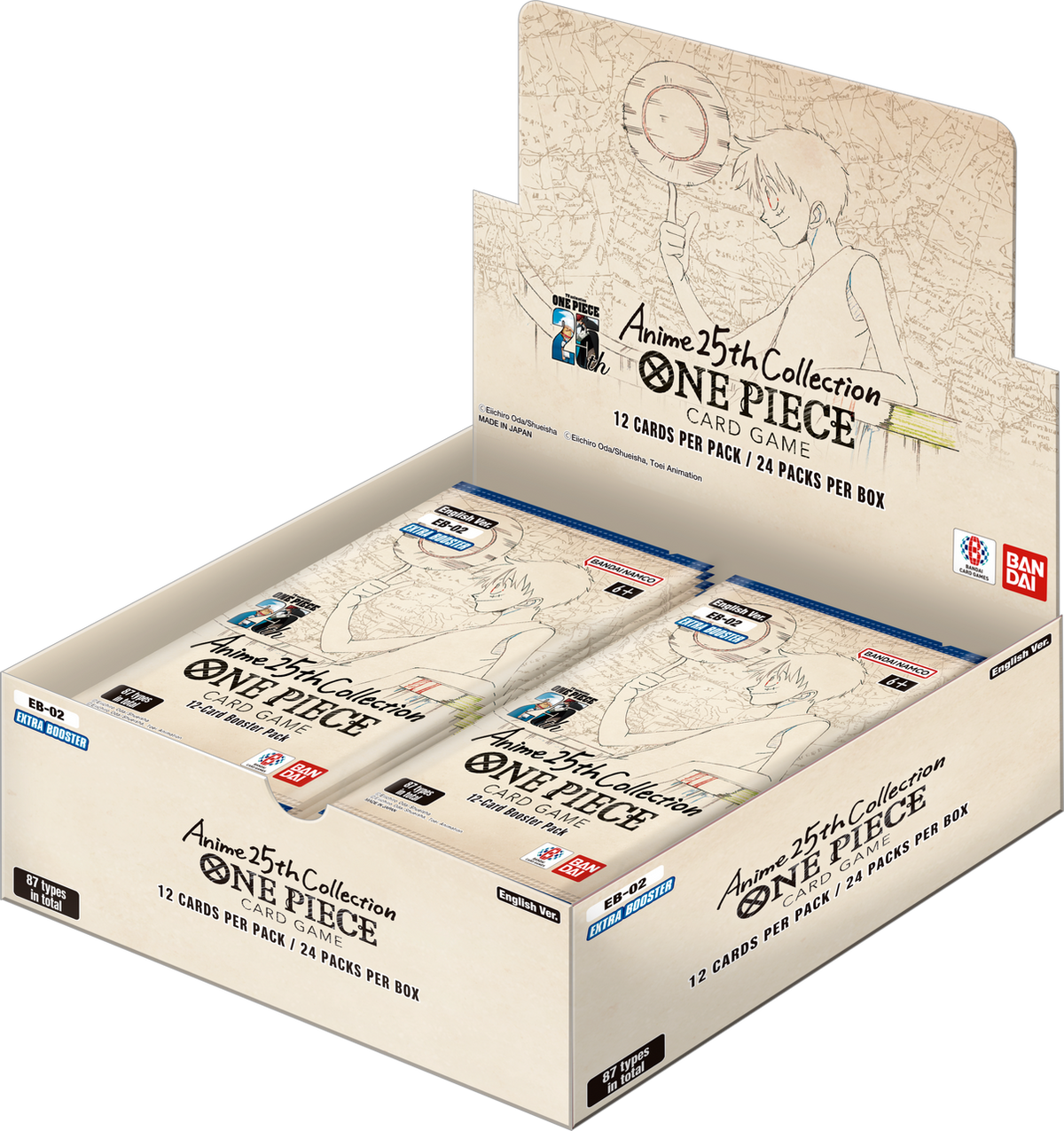 One Piece TCG: EB02 Anime 25th Collection Booster Box