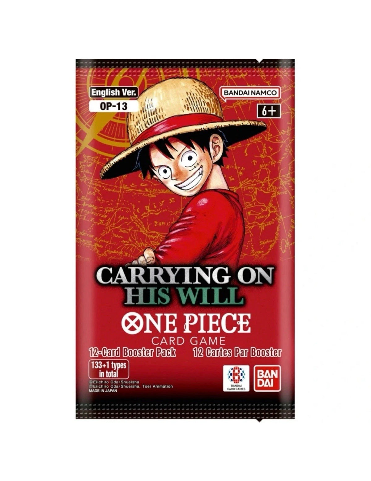One Piece TCG: OP13 Carrying on His Will Booster Pack