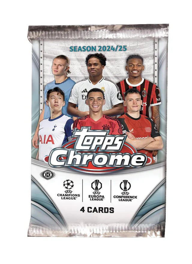 Topps Chrome UEFA Club Competitions 2024/25 Booster Pack
