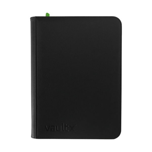 VaultX 9-Pocket Exo-Tec® Zip Binder - Black