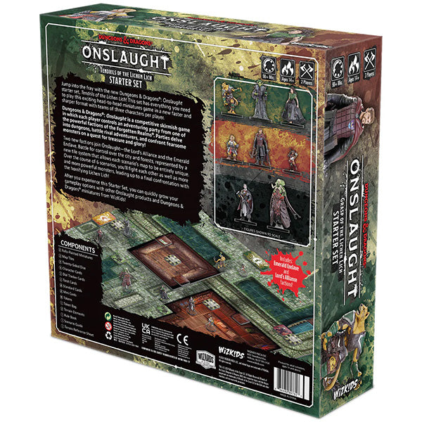 Wizkids - Dungeons & Dragons Onslaught: Tendrils of the Lichen Lich Starter Set