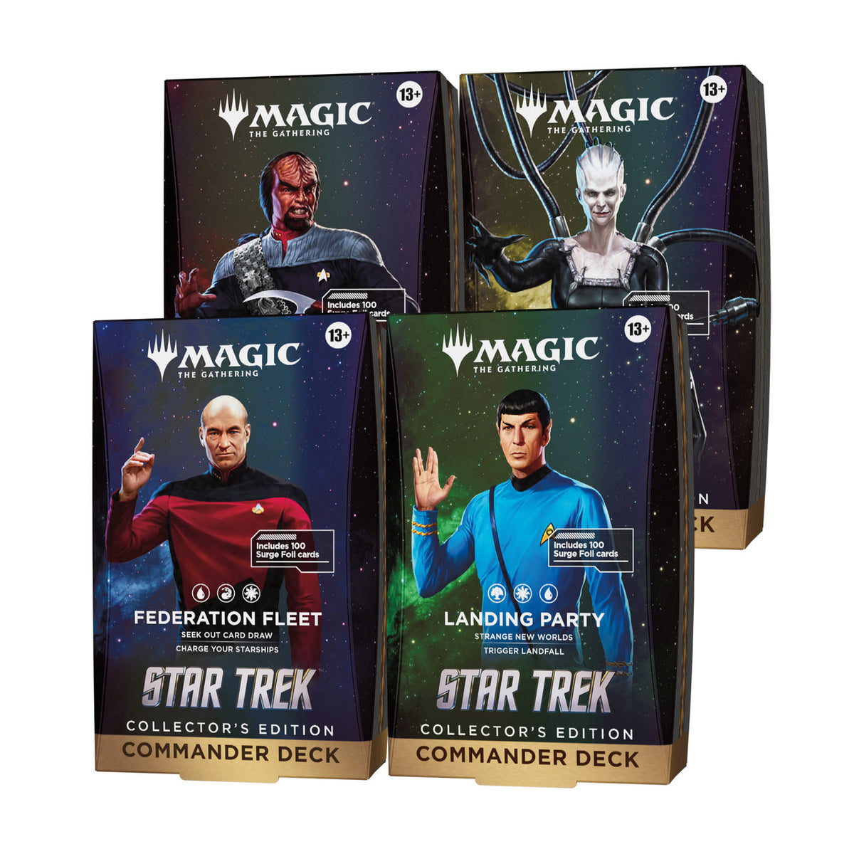 Magic: The Gathering - Star Trek Collector Commander Deck set of 4 (PRE-ORDER)