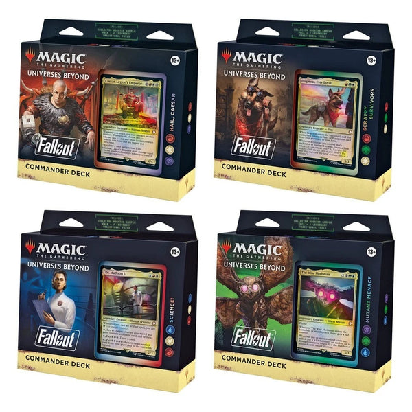 Magic: The Gathering - Universes Beyond: Fallout - Commander Deck set of 4