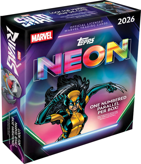 Topps - 2026 Marvel Neon - Mega Box